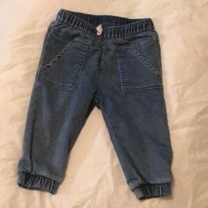Kids Denim Jogger Pants